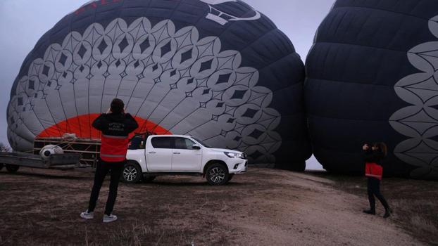 Kapadokya’da sıcak hava balonlarının iniş ve kalkış alanları denetlendi