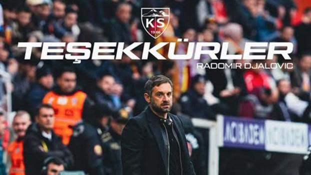Zecorner Kayserispor, teknik direktör Radomir Djalovic ile yollarını ayırdı