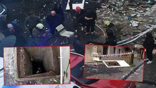 Güngören'de çocuk hurdacıların kapağını çaldığı rögara düştü