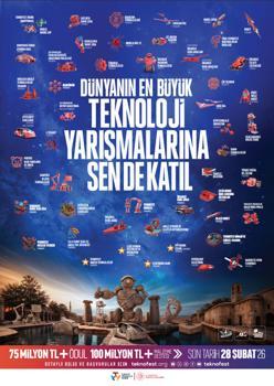 TEKNOFEST 2026 teknoloji yarışmalarına başvurular sürüyor