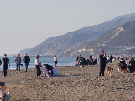 Hatay sahillerinde hafta sonu yoğunluğu