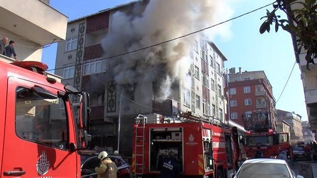 Ataşehir'de madde bağımlısı kendi evini ateşe verdi