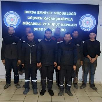 Bursa’da göçmen kaçakçılığına yönelik huzur uygulaması: 1 gözaltı