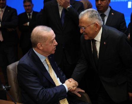 Başkan Büyükkılıç, Cumhurbaşkanı Erdoğan ile bir araya geldi