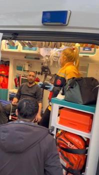 İş merkezinde yangın; 1 kişi dumandan etkilendi