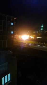 Siirt’te akaryakıt istasyonunda çıkan yangın söndürüldü