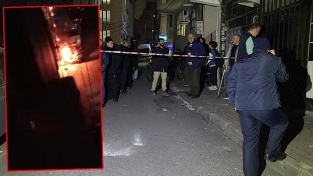 Şişli’de aydınlatma direğinde patlama; 3 motosiklet yandı