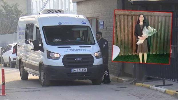 Çekmeköy'de okulda bıçaklanarak öldürülen öğretmenin cenazesi Adli Tıp Kurumundan alındı