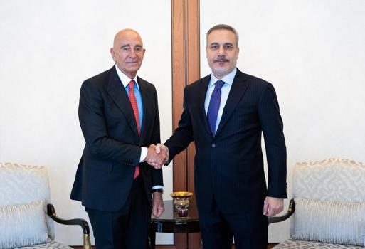 Bakan Fidan, ABD Büyükelçisi Barrack'ı kabul etti