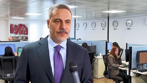 Bakan Fidan, Konsolosluk Çağrı Merkezi'nde incelemelerde bulundu