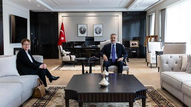 Bakan Fidan, EBRD Başkanı Basso ile bir araya geldi