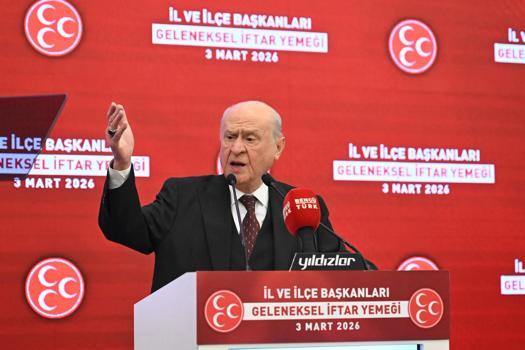 Bahçeli: Bu savaşlar zinciri kırılmalı, bölgemizde barış dili hakim olmalıdır