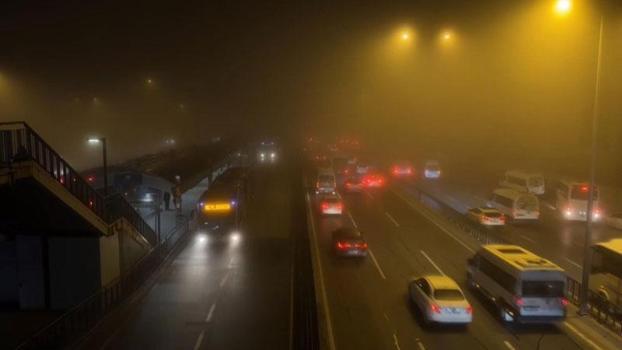İstanbul'da sis etkili oluyor
