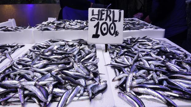 Ramazanda balık tezgahlarında hamsi ve istavrit bereketi