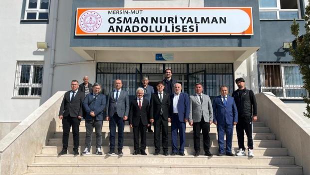 İl Milli Eğitim Müdürü Özdemirci'den Mut'ta okul ziyareti