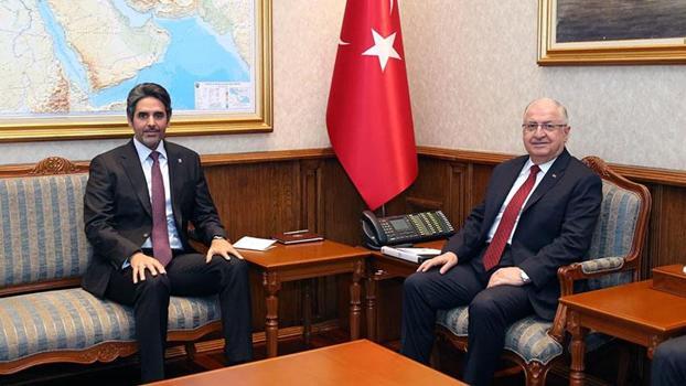 Bakan Güler, Katar Büyükelçisi Faisal ile görüştü