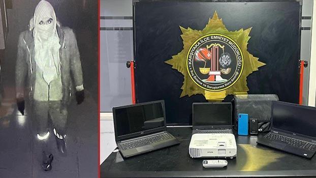 İzmir'de ilkokul ile Bilim ve Sanat Merkezi'nden hırsızlık yapan şüpheli tutuklandı