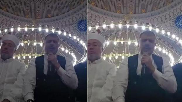 Bakan Çiftçi, teravih namazı sonrası Kur'an-ı Kerim okudu