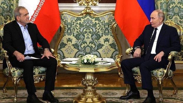 Putin ile Pezeşkiyan telefonda görüştü