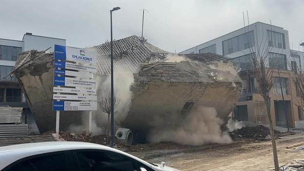 Malatya'da cami inşaatında göçük; 1 yaralı