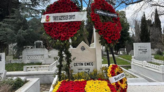 Gazeteci Çetin Emeç ölümünün 36’ıncı yılında mezarı başında anıldı