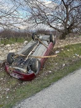 Eğirdir'de kaza: 1 yaralı