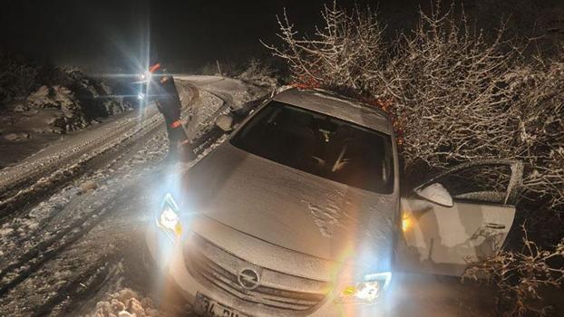 Diyarbakır’da kar yağışı kazalara yol açtı