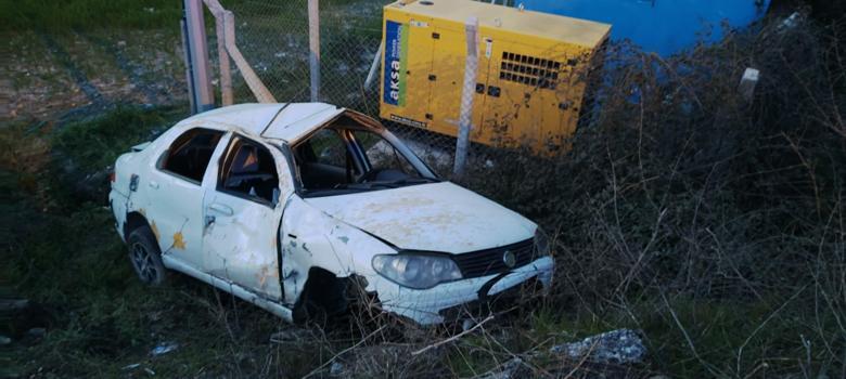 Balıkesir’de otomobil dere yatağına devrildi: 3’ü çocuk 5 yaralı