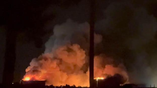 Osmaniye'de tavuk kesimhanesinde yangın