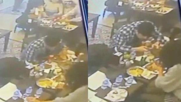Taksim’de yemek yerken dudağını böcek ısırdı; şikayetçi oldu