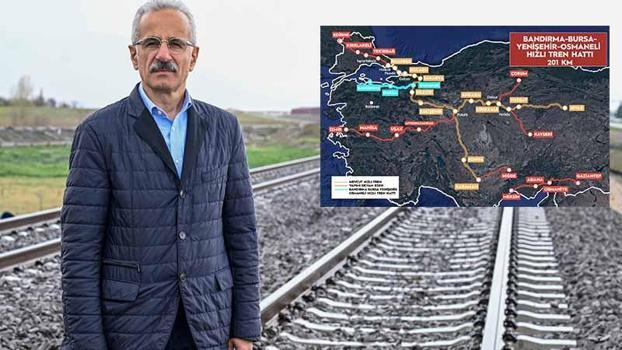 Bursa, Yüksek Hızlı Tren ağına katılan 12'nci il olacak
