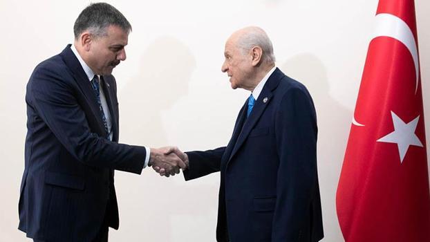 Bakan Çiftçi'den, Bahçeli'ye ziyaret
