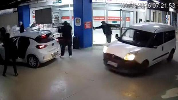 Kuyumcukent'te uzun namlulu silahlarla 20 milyon liralık soygun kamerada