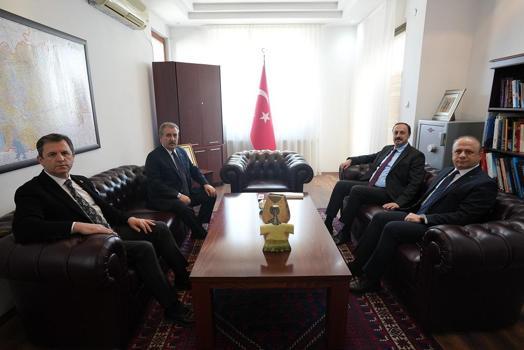 BBP Genel Başkanı Destici, Türkiye’nin Üsküp Büyükelçiliği’ni ziyaret etti