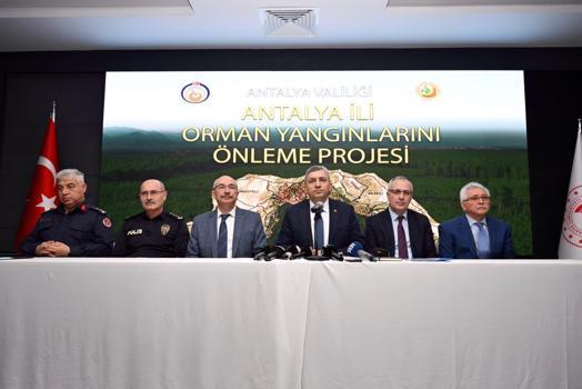 Antalya’da yangın önleme projesi