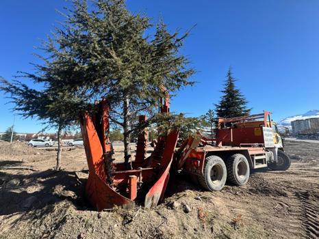 Büyükşehir Belediyesi, Kartal Kavşağı Projesi öncesi ağaçları taşıyor