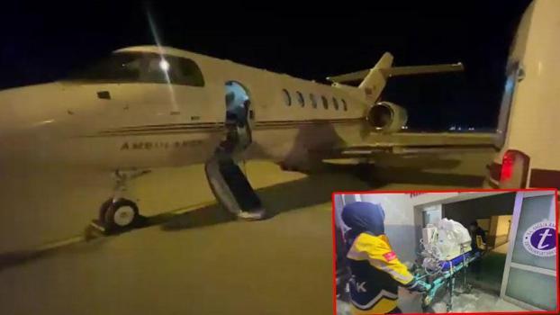 Bitlis’te 2 günlük bebek ambulans uçakla Konya’ya sevk edildi