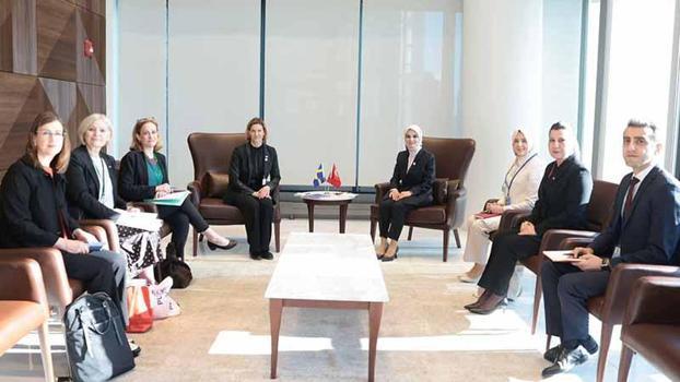 Bakan Göktaş, İsveç, Moldova ve Gambiyalı bakanlar ile UN Women temsilcisiyle bir araya geldi