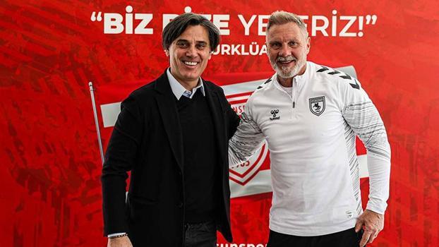 A Milli Takım Teknik Direktörü Montella, Samsunspor’u ziyaret etti