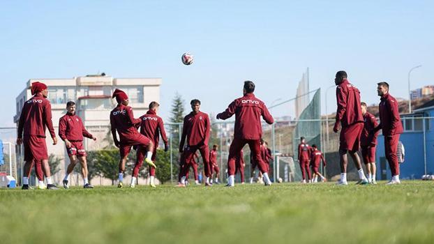 Trabzonspor, Çaykur Rizespor maçı hazırlıklarını sürdürdü