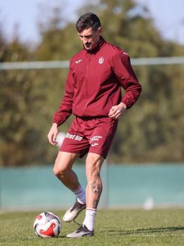 Trabzonspor, Çaykur Rizespor maçı hazırlıklarını sürdürdü