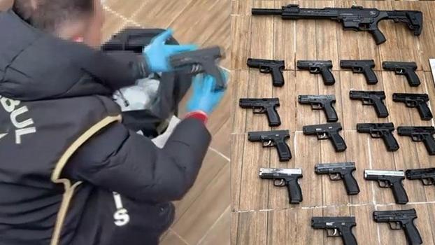 Sarıyer ve Küçükçekmece’de silah ticareti yapanlara operasyon: 4 gözaltı