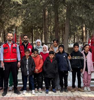 Reyhanlı'da şehit mezarları ziyaret edildi, bakımları yapıldı