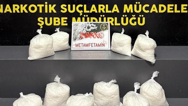 Kargo firmasına operasyon; 9 kilo metamfetamin ele geçirildi