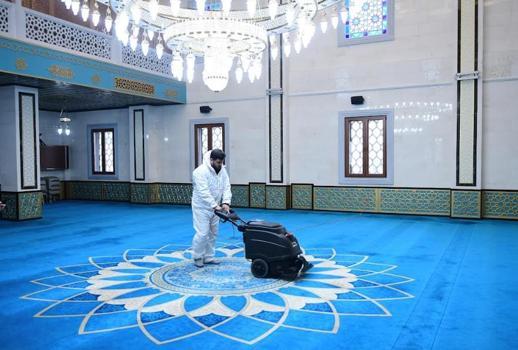 Kestel’deki camiler Ramazan Bayramı’na hazırlanıyor