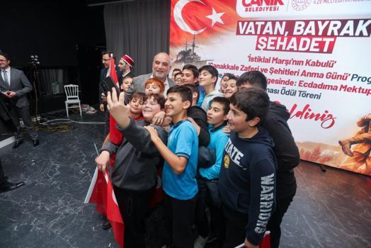 Canikli gençler ecdada mektup yazdı; dereceye girenlere ödüller verildi