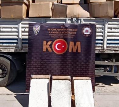 8 milyonluk kaçakçılık operasyonu
