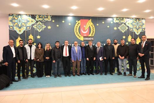 Osmaniyeli gazeteciler iftar sofrasında buluştu