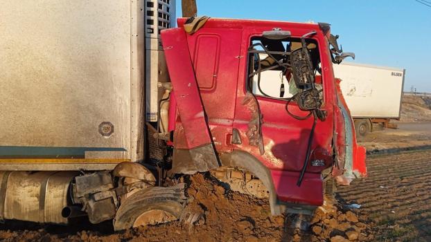 İsrail füzesinin isabet etmesi sonucu Fırat'ın öldüğü TIR’ın görüntüleri ortaya çıktı