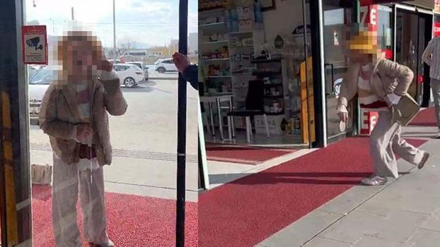 Fark ücretine itiraz eden kadın eczaneye saldırdı; o anlar kamerada